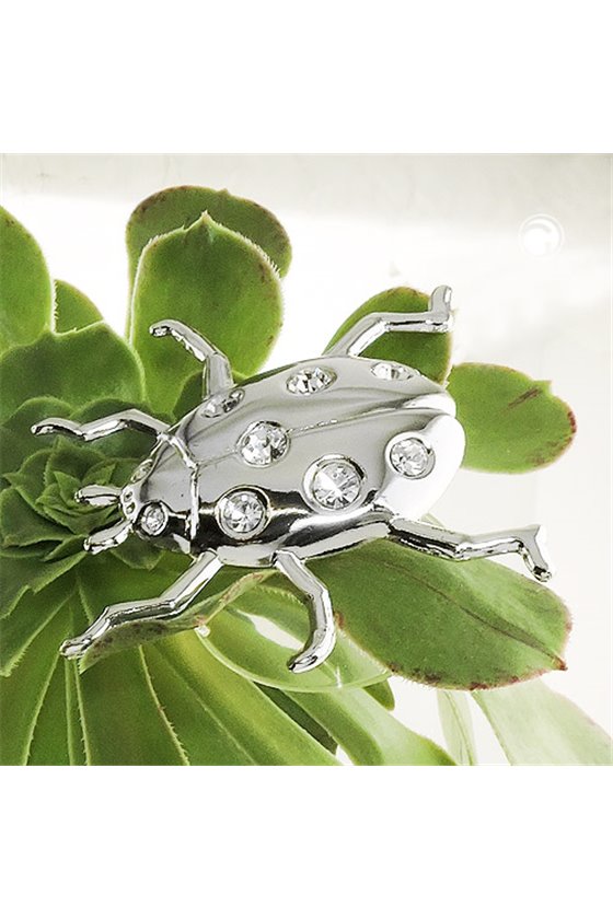 SUNCATCHER LADYBIRD CRYSTAL ELEMENTS
