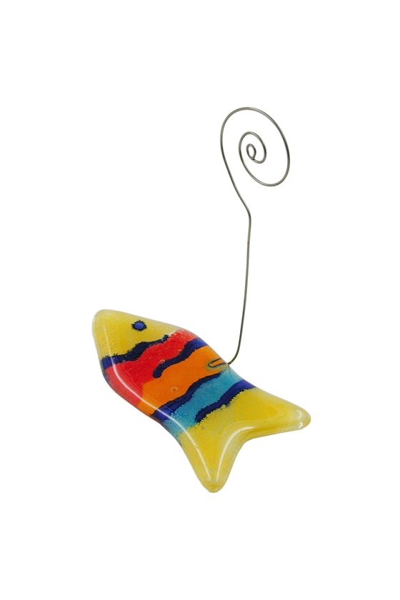 MEMO HOLDER FISH MULTI-COLOURED
