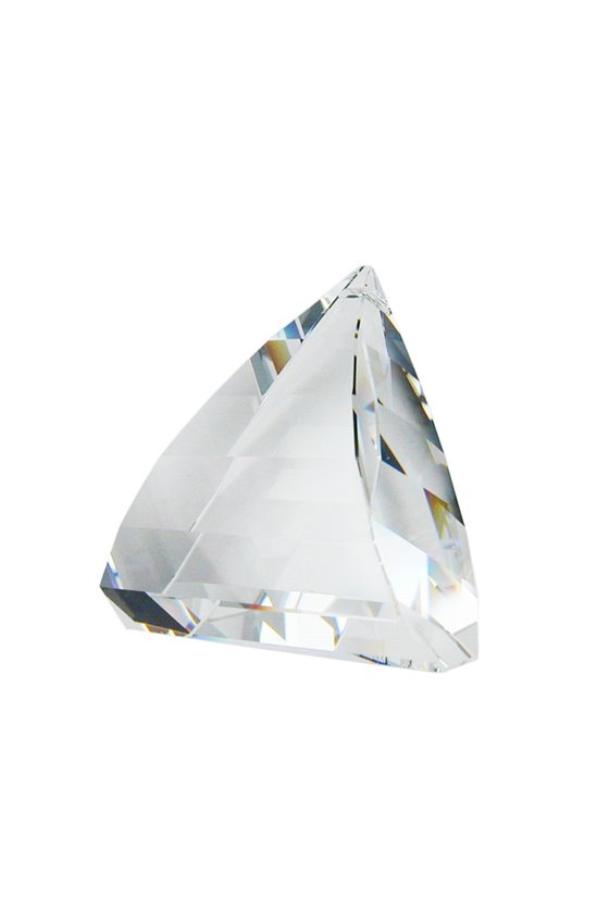 PENDANT TRIANGLE CLEAR CRYSTAL