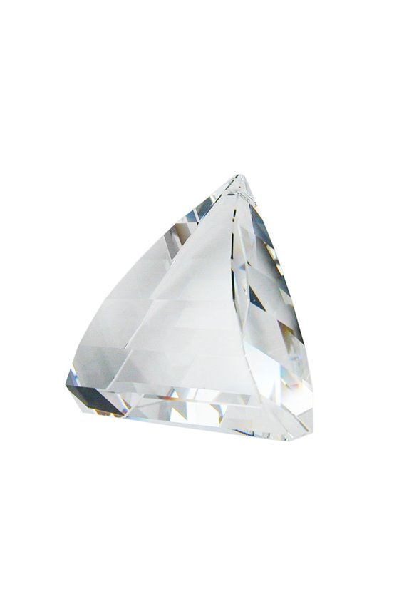 PENDANT TRIANGLE CLEAR CRYSTAL