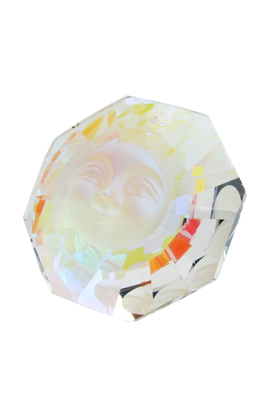 WINDOW DECORATION FACE FROSTED GLASS WITH AURORA BOREALIS SHIMMERING EFFECT