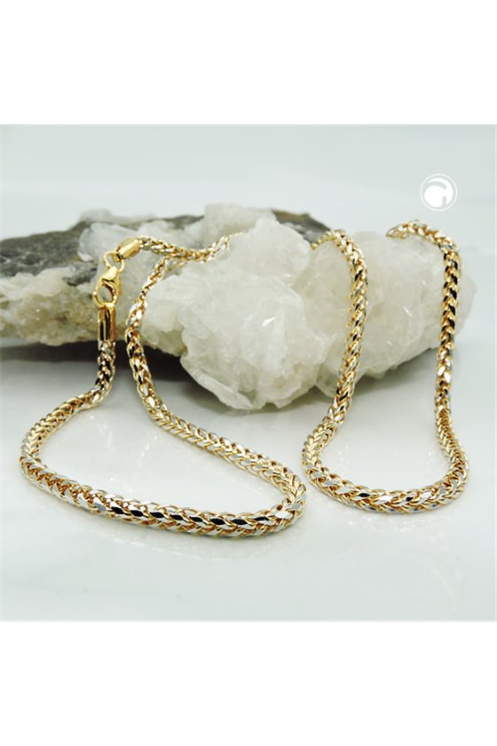 NECKLACE WHEAT CHAIN 45CM 14K GOLD
