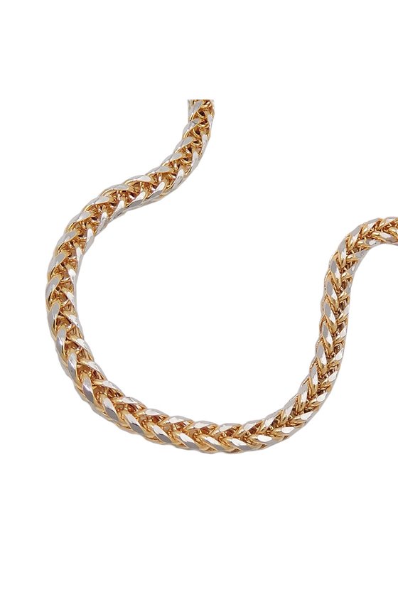 BRACELET WHEAT CHAIN 19CM 14K GOLD