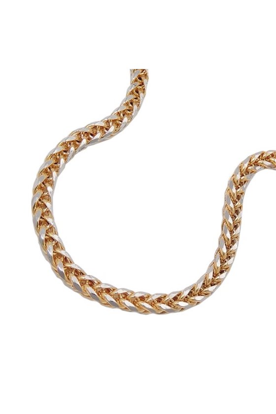 BRACELET WHEAT CHAIN 19CM 14K GOLD