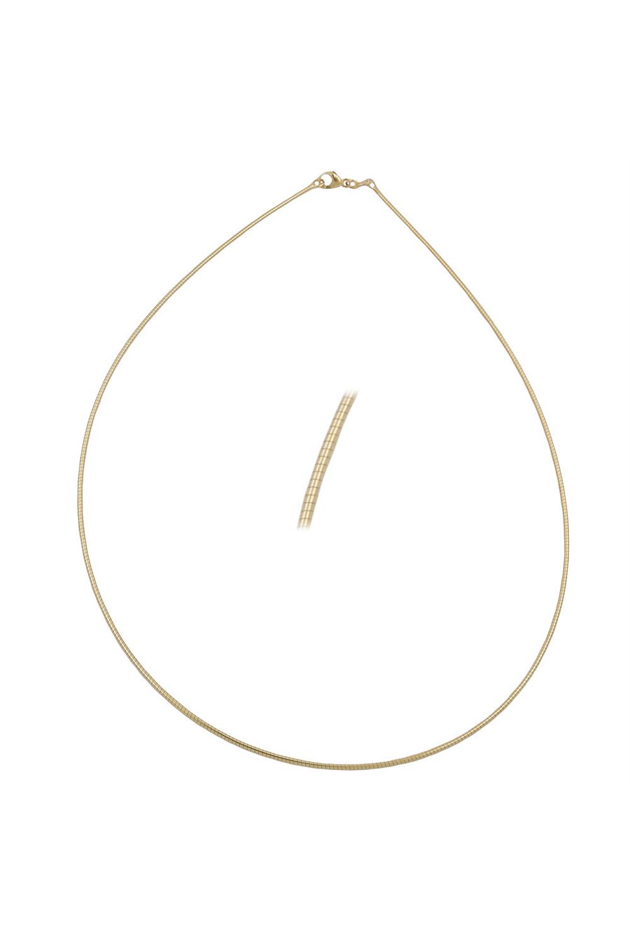 CHAIN TONDA ROUND 45CM 9KT GOLD