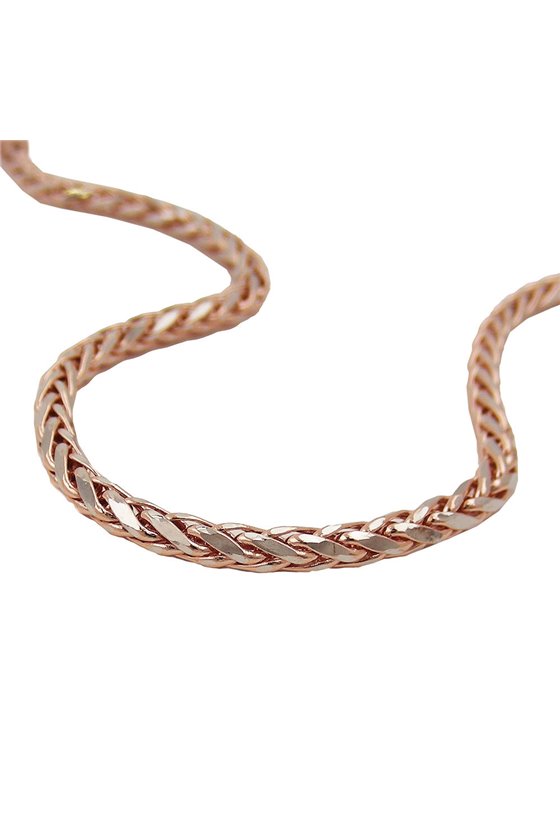 BRACELET WHEAT CHAIN 19CM 14K REDGOLD
