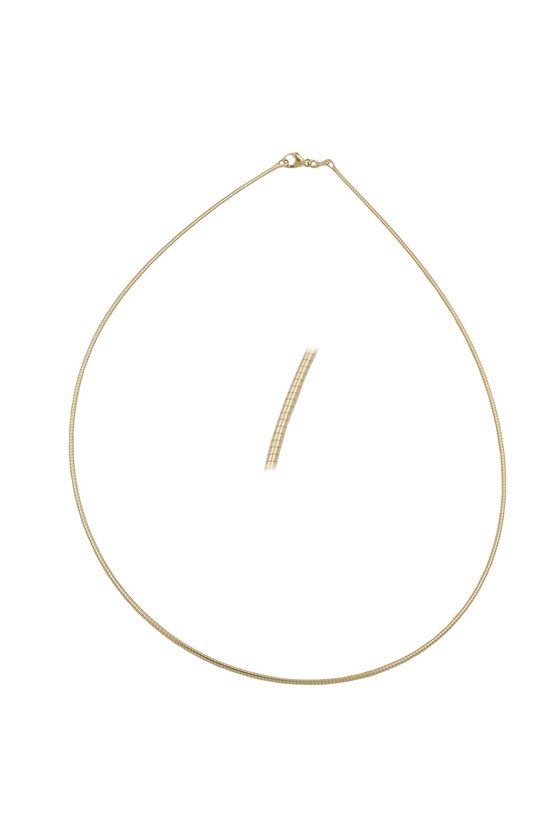 CHAIN TONDA ROUND 45CM 9KT GOLD