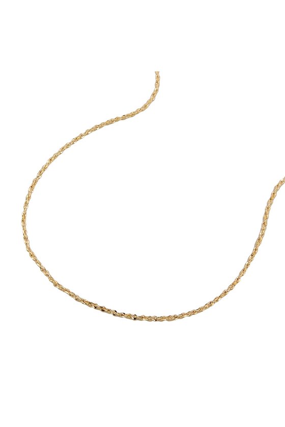 THIN FANCY CHAIN 45CM 14KT GOLD