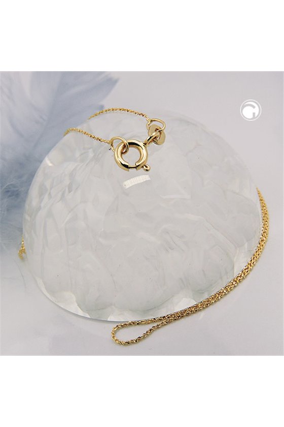 THIN FANCY CHAIN 45CM 14KT GOLD