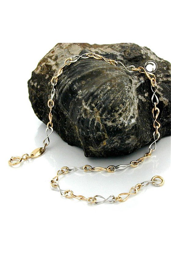 BRACELET FANTASY CHAIN 9K GOLD