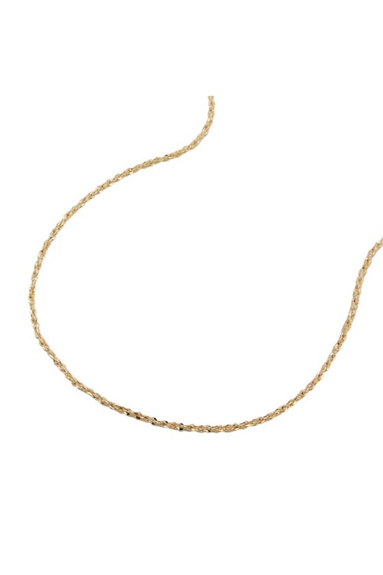 THIN FANCY CHAIN 42CM 14KT GOLD