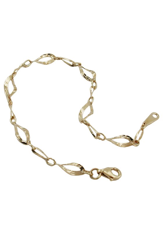 BRACELET FANTASY CHAIN 9K GOLD