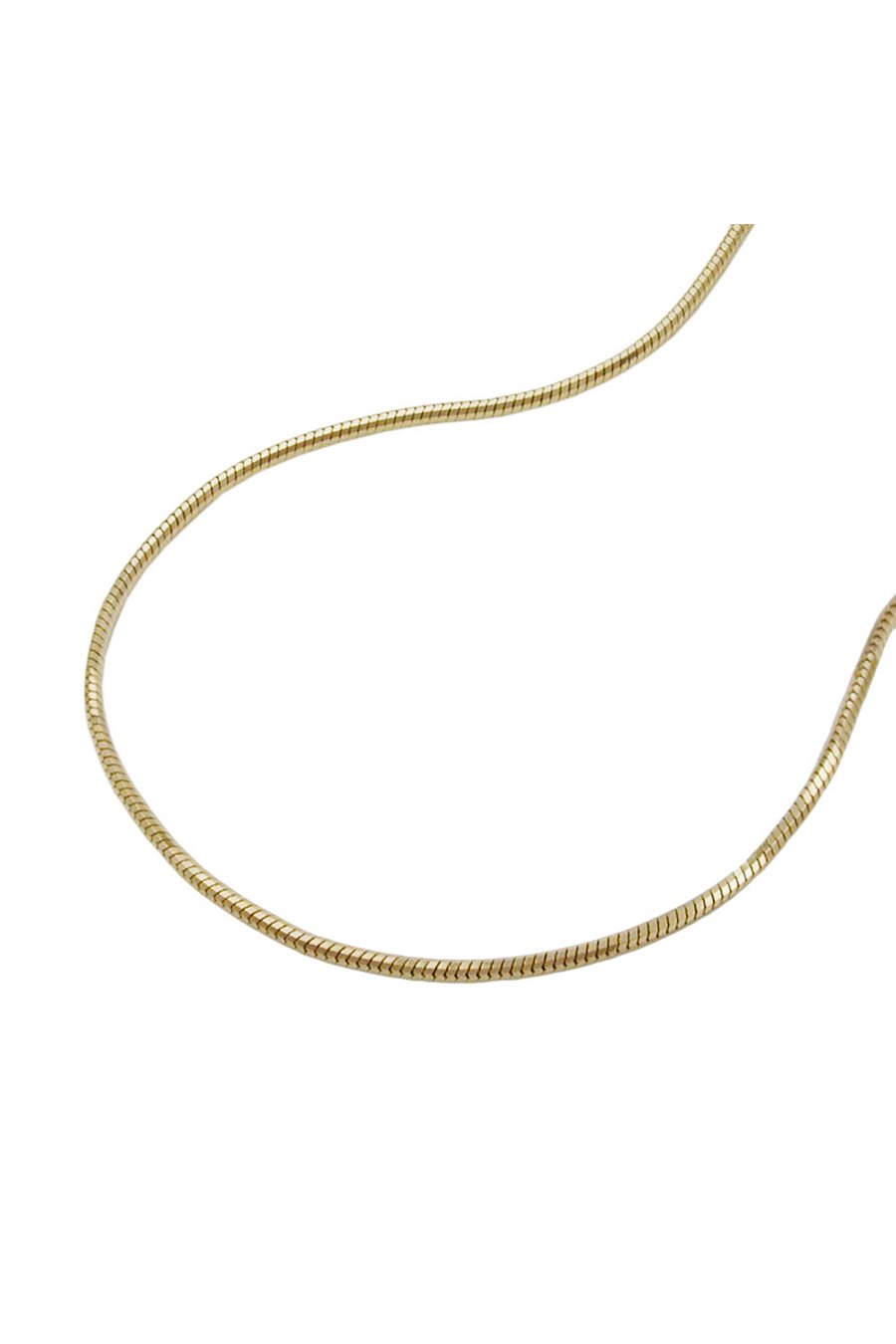 CHAIN SNAKE 5-EDGE 45CM 9K GOLD