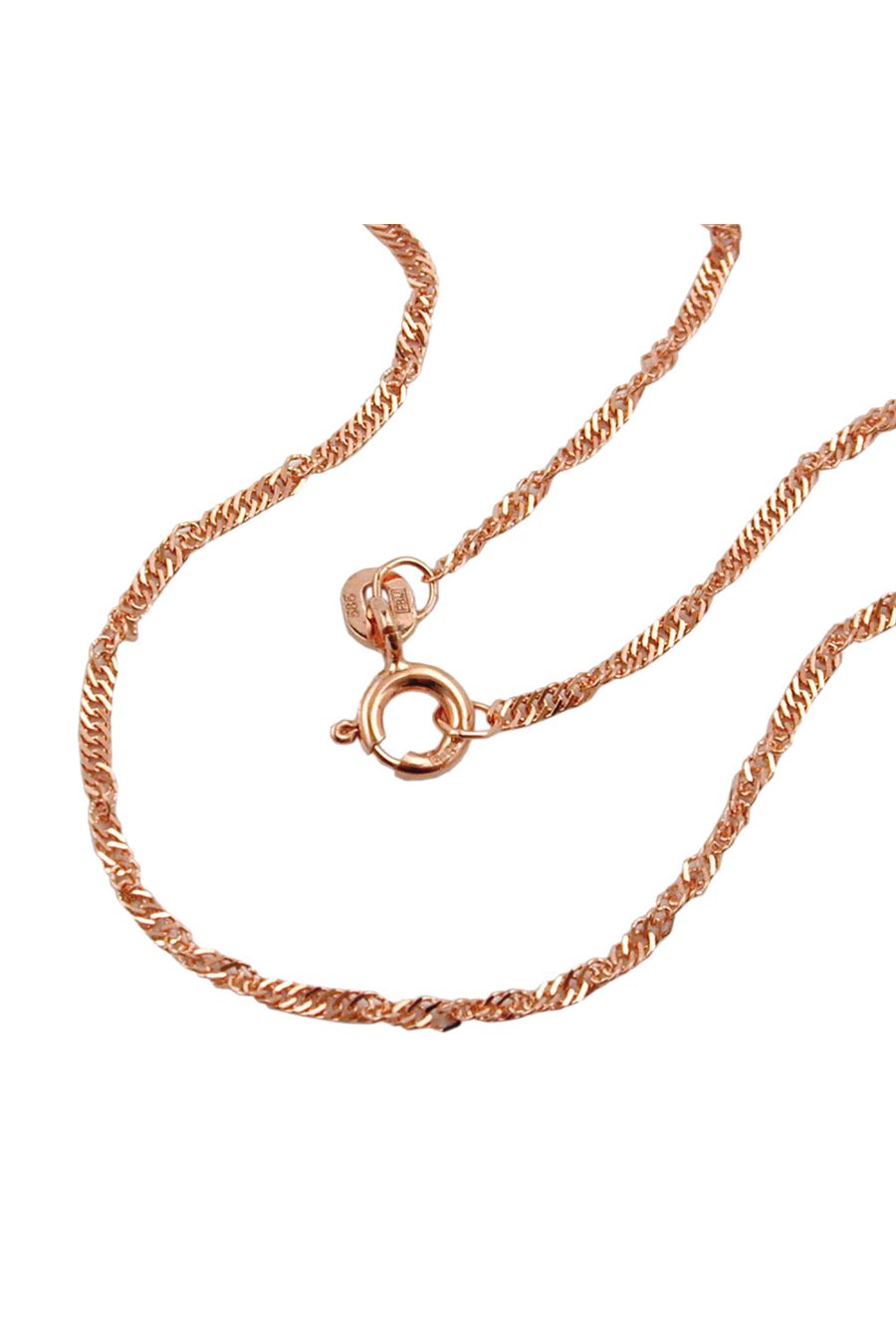BRACELET SINGAPORE 19CM 14K REDGOLD 19CM