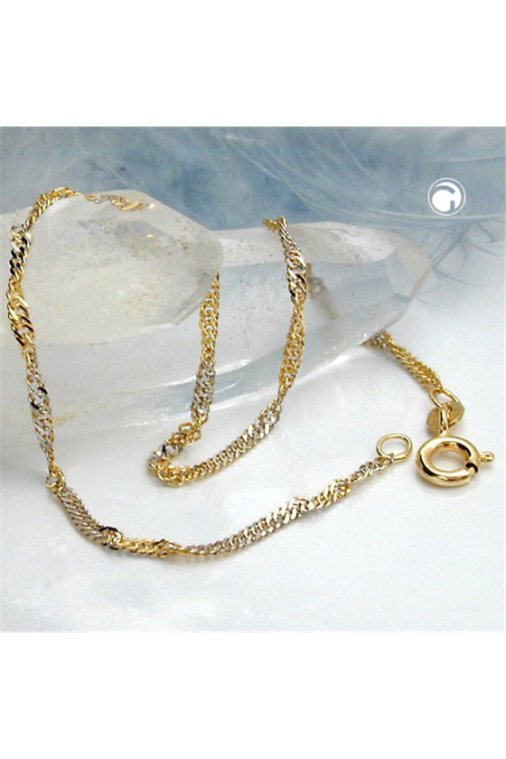 BRACELET SINGAPORE 19CM CHAIN 14K GOLD