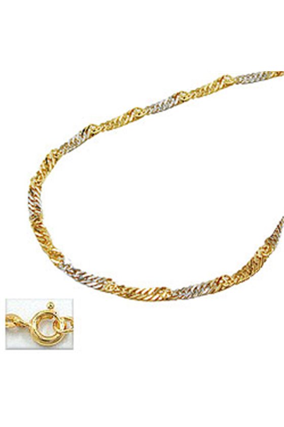 BRACELET SINGAPORE 19CM CHAIN 14K GOLD