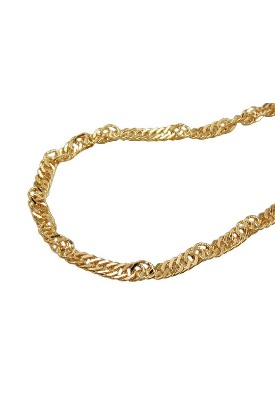 BRACELET SINGAPORE CHAIN 19CM 9K GOLD