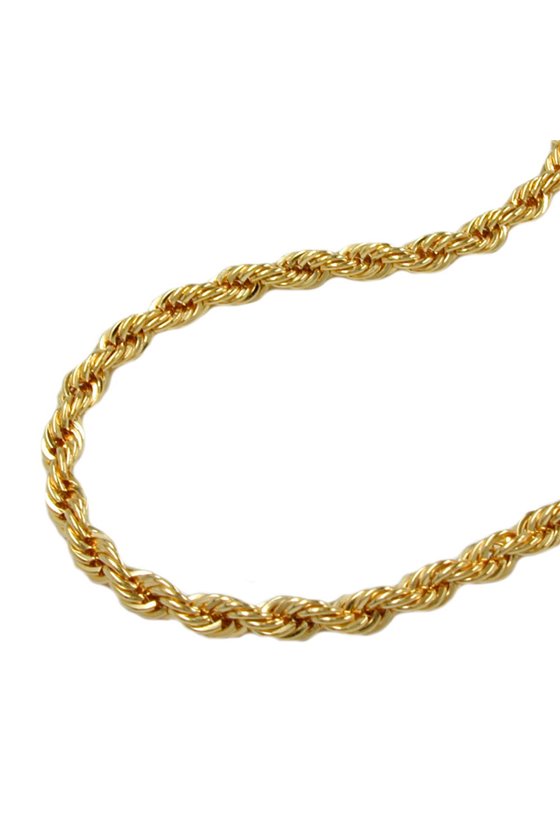 NECKLACE ROPE CHAIN 42CM 9K GOLD