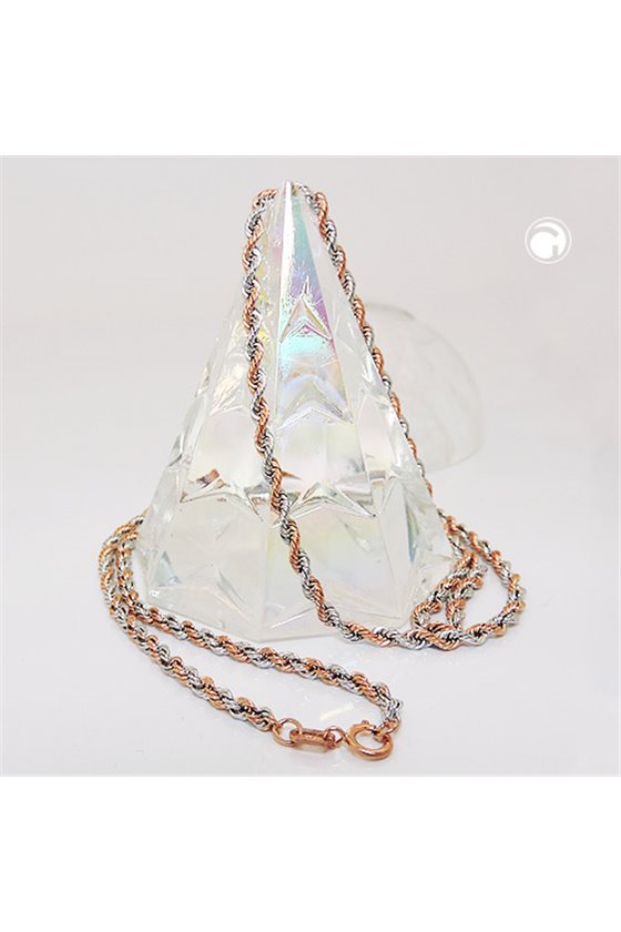 NECKLACE ROPE-CHAIN 45CM 9K GOLD