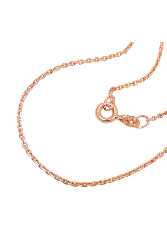 CHAIN 45CM ANCHOR ROUND 14K REDGOLD