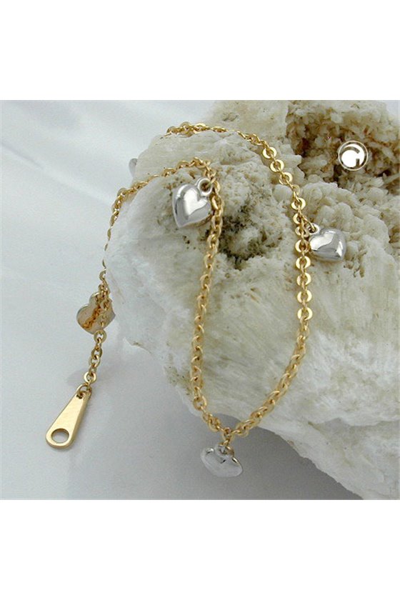 BRACELET THIN ANCHOR CHAIN 9K GOLD