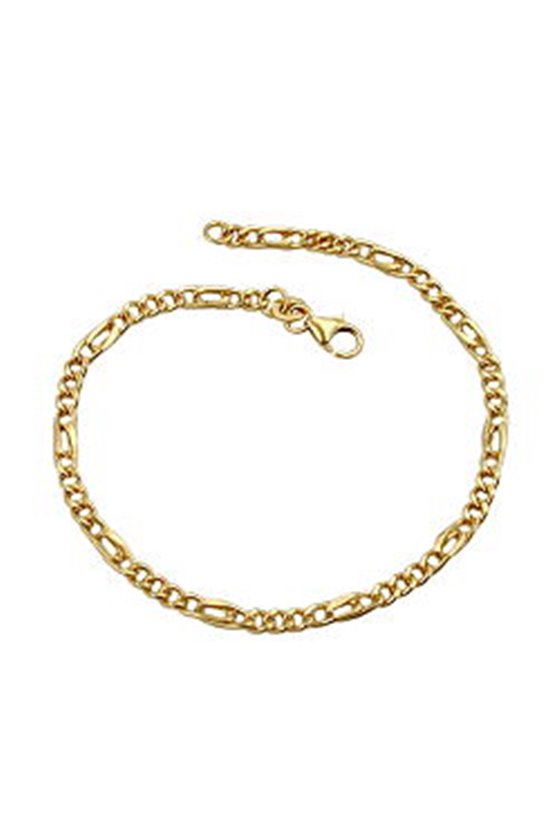 BRACELET FIGARO CHAIN 19CM 9K GOLD