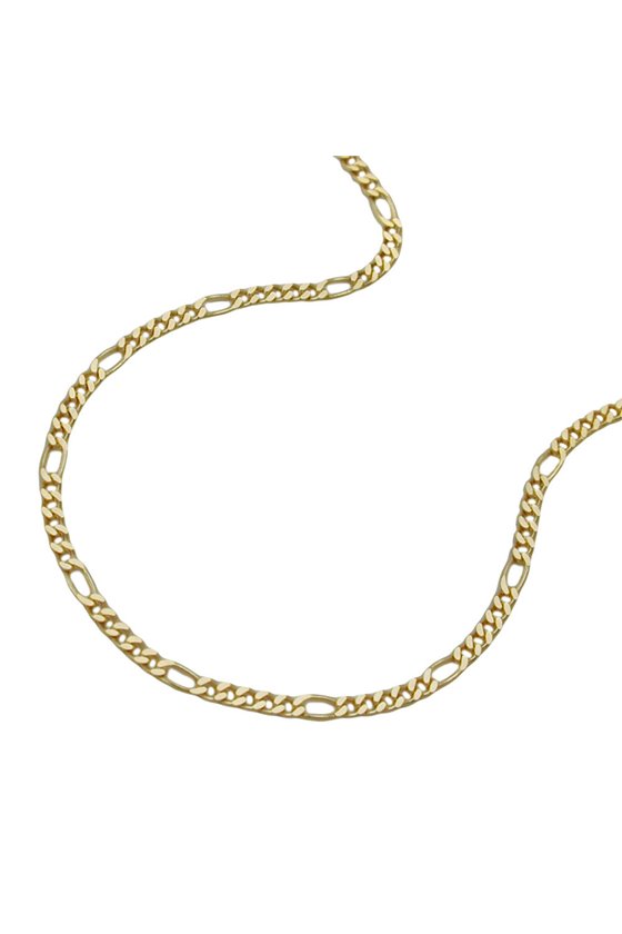 NECKLACE FIGARO CHAIN 42CM 9K GOLD