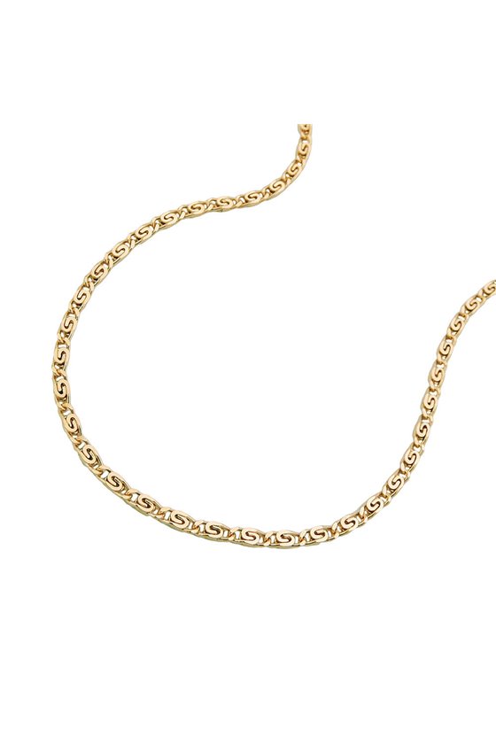 NECKLACE S-CURB CHAIN 42CM 14K GOLD
