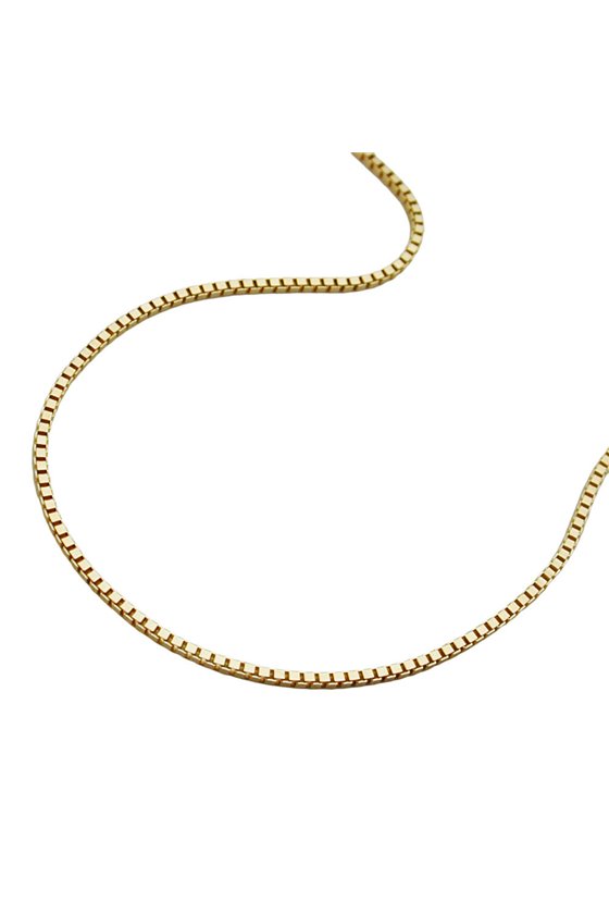 NECKLACE BOX CHAIN 38CM 9K GOLD