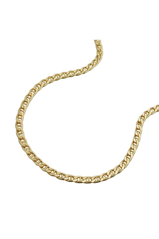NECKLACE THIN MARINER CHAIN 45CM 9K GOLD