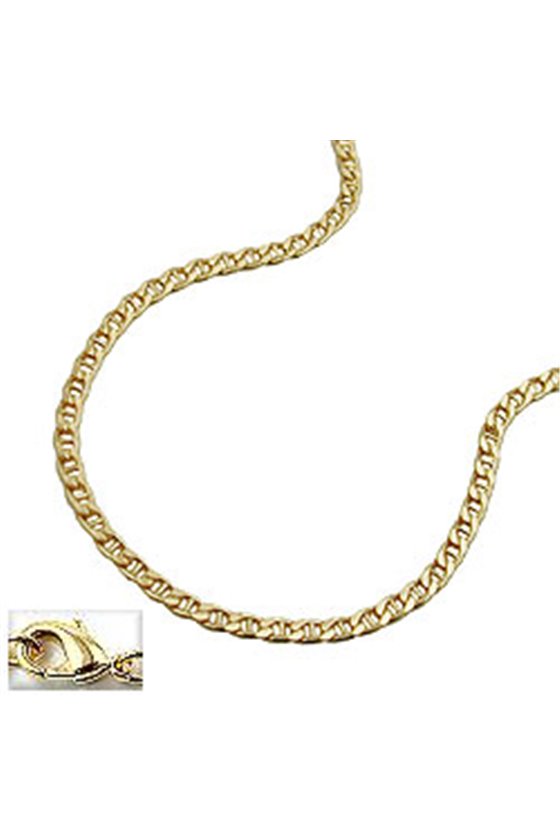 NECKLACE THIN MARINER CHAIN 45CM 9K GOLD