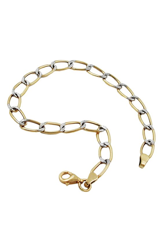 BRACELET FANTASY CHAIN 9K GOLD