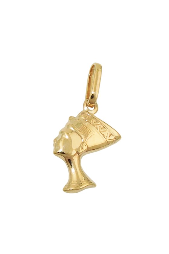 PENDANT NEFERTITI SHINY 9K GOLD