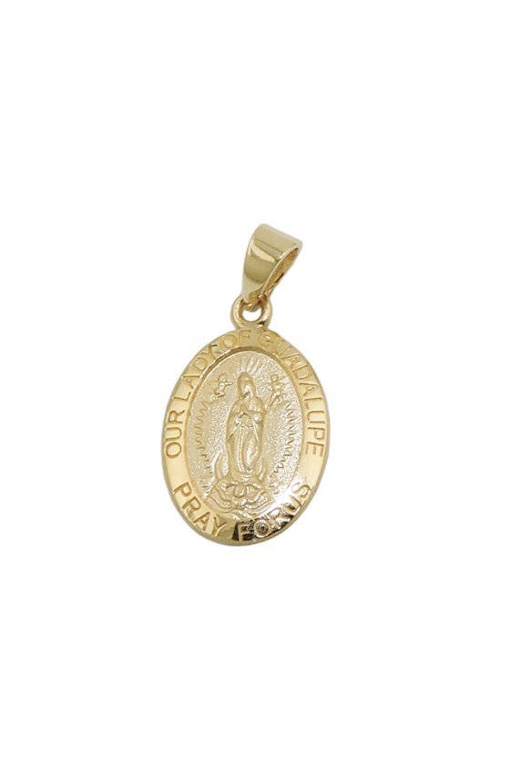 PENDANT LADY OF GUADALOUPE 9K GOLD