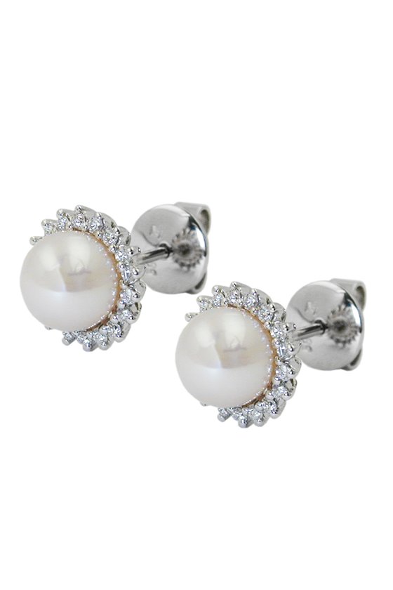 STUDS BRILLIANT-0,2K 14K WHITE GOLD
