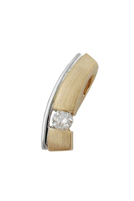 PENDANT BRILLIANT-0,115K 14K GOLD