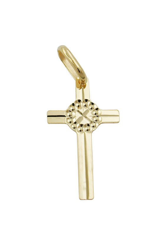 PENDANT CROSS 9K GOLD