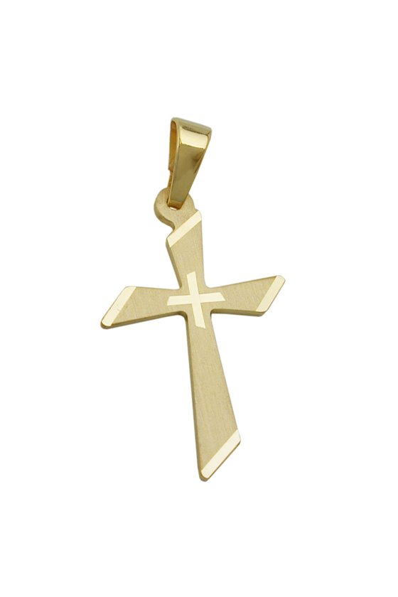 PENDANT CROSS 9K GOLD