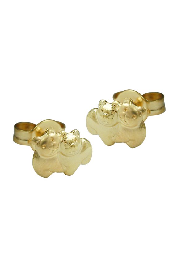 EARRING STUDS BEAR 9K GOLD