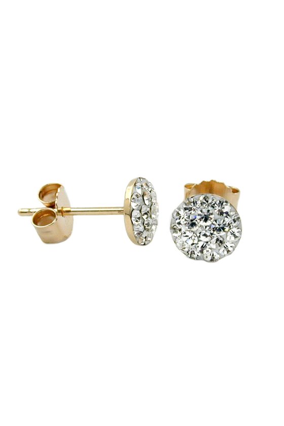 STUD EARRINGS ZIRCONIA 9K GOLD