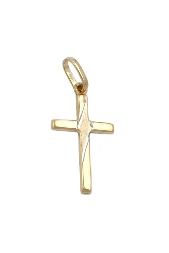 PENDANT CROSS 9K GOLD