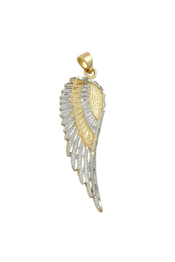 PENDANT ANGEL WING 9K GOLD