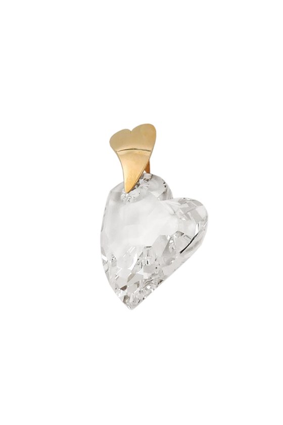 PENDANT HEART OF ZIRCONIA 9K GOLD
