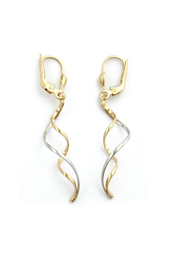 LEVERBACK EARRINGS 9K GOLD