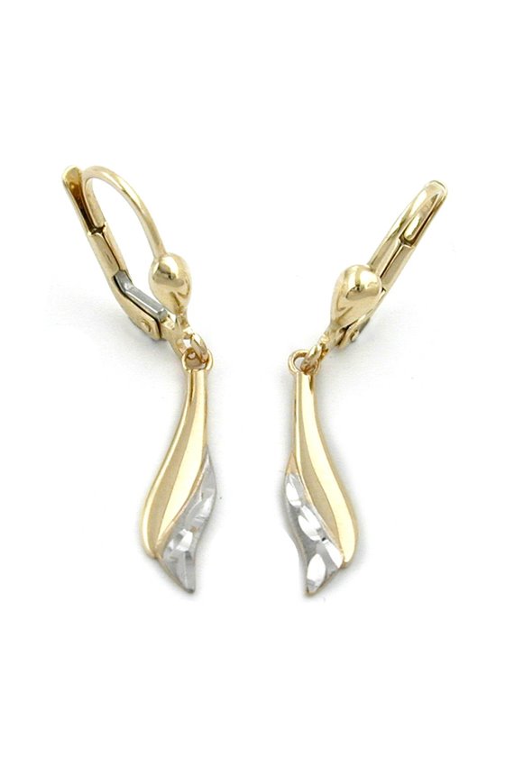 LEVERBACK EARRINGS 9K GOLD