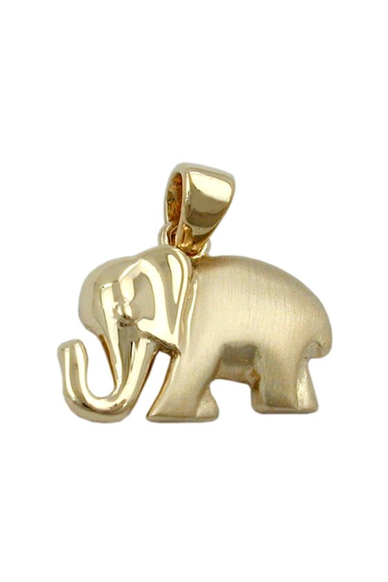 PENDANT ELEPHANT 9K GOLD