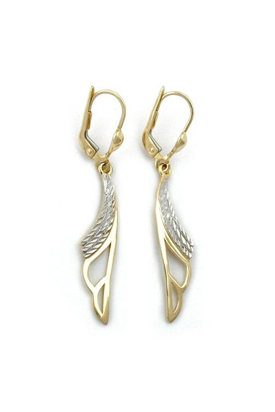 LEVERBACK EARRINGS 9K GOLD