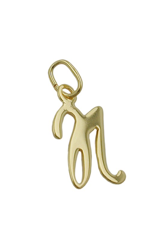 PENDANT LETTER N 8K GOLD
