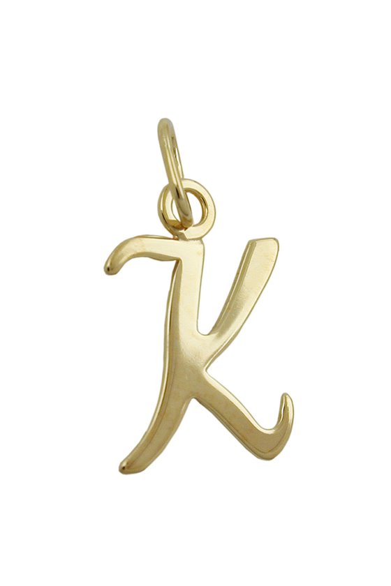 PENDANT LETTER K 8K GOLD