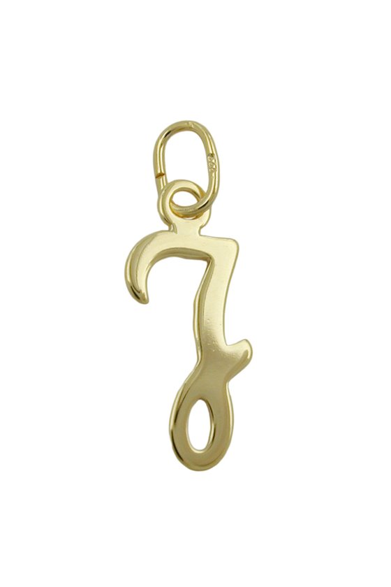 PENDANT LETTER J 8K GOLD